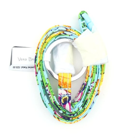 Vera Bradley Lemon Grove Breakaway Cotton Lanyard NWT - Picture 1 of 2